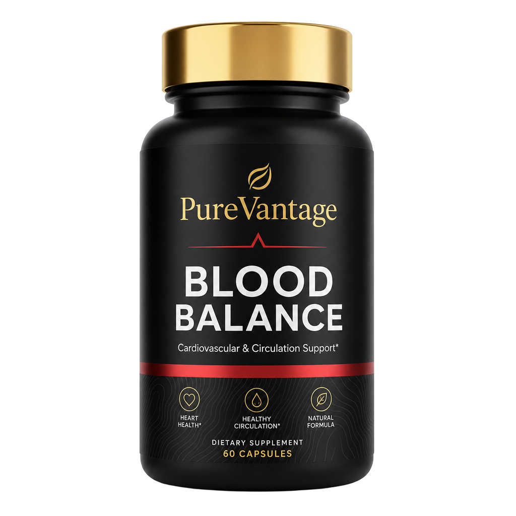 PureVantage Blood Balance supplement bottle